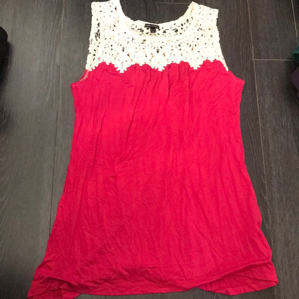 Pink Tank Tunic Top